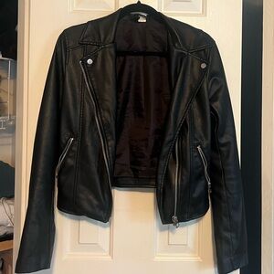 H&M Black Leather Jacket